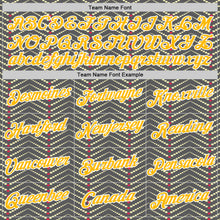 Load image into Gallery viewer, Custom Steel Gray Gold Cream Red-White 3D Esports Performance T-Shirt