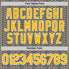 Load image into Gallery viewer, Custom Steel Gray Gold Cream Red-White 3D Esports Performance T-Shirt