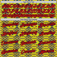 Load image into Gallery viewer, Custom Gold Fire Red US Navy Blue Aurora Green-Black 3D Esports Performance T-Shirt