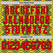 Load image into Gallery viewer, Custom Gold Fire Red US Navy Blue Aurora Green-Black 3D Esports Performance T-Shirt