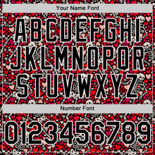 Load image into Gallery viewer, Custom Black White 3D Skeleton And Heart Authentic Baseball Jersey