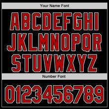 Load image into Gallery viewer, Custom Black Red White-Dominican Republic Flag 3D Dominican Republic Authentic Baseball Jersey