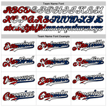 Load image into Gallery viewer, Custom White Red Black-Cuban Flag 3D Cuba Havana Authentic Baseball Jersey