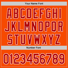 Load image into Gallery viewer, Custom Orange Red White Cuban Flag-Black 3D Cuba Authentic Baseball Jersey