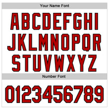 Load image into Gallery viewer, Custom White Red Black-Cuban Flag 3D Cuba Authentic Baseball Jersey