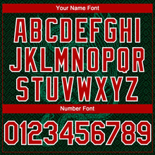 Load image into Gallery viewer, Custom Green Red Kelly Green-White 3D Mexico Authentic Baseball Jersey