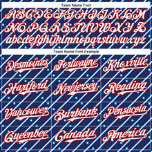 Load image into Gallery viewer, Custom Royal White-Red 3D Patriotic American Flag Authentic Baseball Jersey