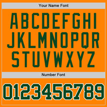 Load image into Gallery viewer, Custom Bay Orange Green-White Authentic Basketball Jersey