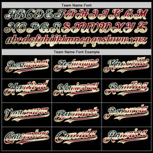 Load image into Gallery viewer, Custom Black Cream Pinstripe Vintage USA Flag Authentic Sleeveless Baseball Jersey