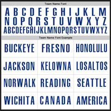 Load image into Gallery viewer, Custom Black Royal-White Authentic Baseball Jersey