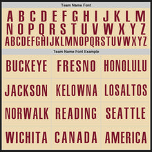 Load image into Gallery viewer, Custom Black Crimson-Cream Authentic Baseball Jersey