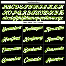 Load image into Gallery viewer, Custom Stitched Black White-Neon Green Sports Pullover Sweatshirt Hoodie