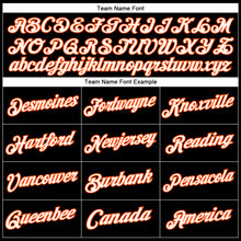 Load image into Gallery viewer, Custom Stitched Black White-Orange Sports Pullover Sweatshirt Hoodie