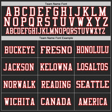 Load image into Gallery viewer, Custom Black White-Red Mesh Authentic Throwback Football Jersey