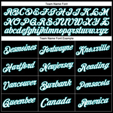 Load image into Gallery viewer, Custom Stitched Black White-Teal Sports Pullover Sweatshirt Hoodie