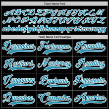 Load image into Gallery viewer, Custom Black Panther Blue-White Hockey Lace Neck Jersey