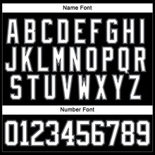 Load image into Gallery viewer, Custom Black White-Gray Hockey Jersey