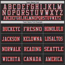Load image into Gallery viewer, Custom Black Red-Gray Mesh Authentic Football Jersey