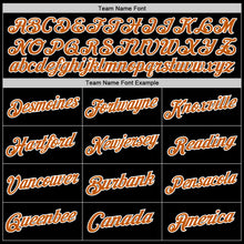 Load image into Gallery viewer, Custom Black Teal-Texas Orange Authentic Throwback Basketball Jersey