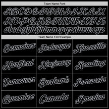 Load image into Gallery viewer, Custom Black Gray Authentic Throwback Basketball Jersey