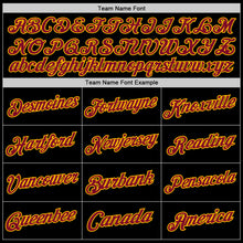Load image into Gallery viewer, Custom Black Maroon-Gold Authentic Throwback Basketball Jersey