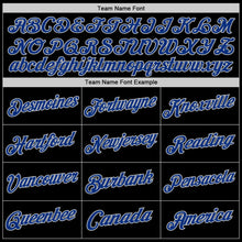 Load image into Gallery viewer, Custom Black Royal-Gray Authentic Throwback Basketball Jersey