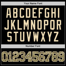 Load image into Gallery viewer, Custom Black Camo-Cream Authentic Basketball Jersey