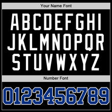 Load image into Gallery viewer, Custom Black Royal White-Red Authentic Basketball Jersey