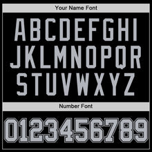 Load image into Gallery viewer, Custom Black Gray Authentic Basketball Jersey