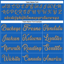 Load image into Gallery viewer, Custom Blue Gray-Black Authentic Throwback Basketball Jersey