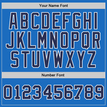 Load image into Gallery viewer, Custom Blue Navy-White Authentic Throwback Basketball Jersey