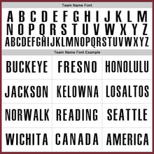 Load image into Gallery viewer, Custom Burgundy White-Black Authentic Baseball Jersey