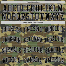 Load image into Gallery viewer, Custom Camo Black-Gray Authentic Salute To Service Basketball Jersey