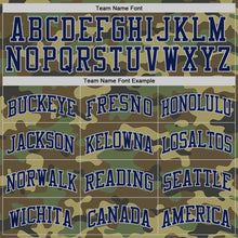 Load image into Gallery viewer, Custom Camo Navy-Gray Authentic Salute To Service Basketball Jersey