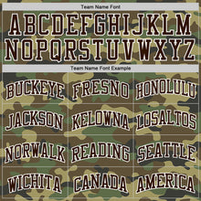 Load image into Gallery viewer, Custom Camo Brown-White Authentic Salute To Service Basketball Jersey