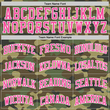 Load image into Gallery viewer, Custom Camo Pink-White Authentic Salute To Service Basketball Jersey