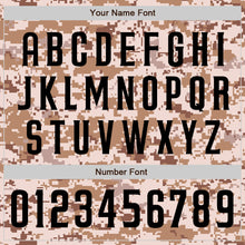 Load image into Gallery viewer, Custom Camo Black Authentic Salute To Service Baseball Jersey