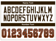 Load image into Gallery viewer, Custom Gray Brown-Orange Drift Fashion Football Jersey