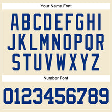 Load image into Gallery viewer, Custom Cream Royal-Red Mesh Authentic Throwback Baseball Jersey