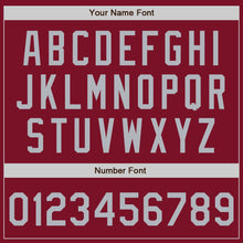 Load image into Gallery viewer, Custom Crimson Gray Authentic Baseball Jersey