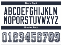 Load image into Gallery viewer, Custom White Navy-Gray Drift Fashion Football Jersey