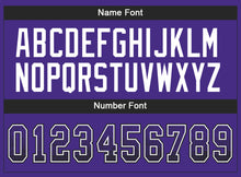 Load image into Gallery viewer, Custom Purple Black-White Drift Fashion Football Jersey