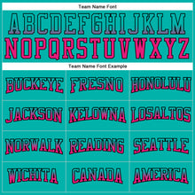 Load image into Gallery viewer, Custom Stitched White Aqua Hot Pink Light Blue-Black Fade Fashion Splash Sports Pullover Sweatshirt Hoodie