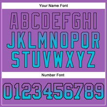 Load image into Gallery viewer, Custom Stitched Lakes Blue Medium Purple Light Pink-Black Fade Fashion Splash Sports Pullover Sweatshirt Hoodie