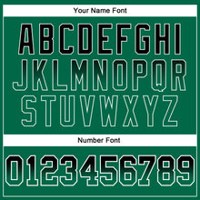 Load image into Gallery viewer, Custom Stitched White Black-Kelly Green Fade Fashion Arrow Sports Pullover Sweatshirt Hoodie