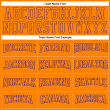 Load image into Gallery viewer, Custom Stitched Purple Bay Orange-Hot Pink Gradient Fashion Star Sports Pullover Sweatshirt Hoodie