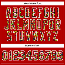 Load image into Gallery viewer, Custom Stitched Red Black-White Fade Fashion Leopard Print Sports Pullover Sweatshirt Hoodie