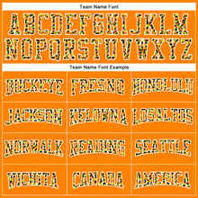 Load image into Gallery viewer, Custom Stitched Bay Orange Black-White Fade Fashion Leopard Print Sports Pullover Sweatshirt Hoodie