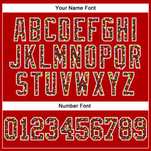 Load image into Gallery viewer, Custom Stitched Red Navy-White Fade Fashion Leopard Print Sports Pullover Sweatshirt Hoodie