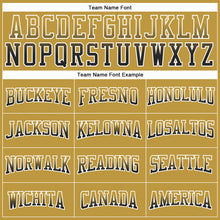 Load image into Gallery viewer, Custom Stitched Old Gold Black-White Fade Fashion Arrow Sports Pullover Sweatshirt Hoodie